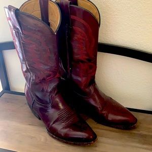 Leather Cowgirl Boots